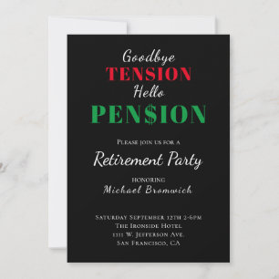 Invitación del Partido de Jubilación de Pensiones 