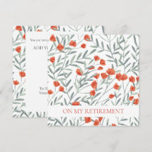 INVITACIÓN DEL PARTIDO DE JUBILACIÓN: FLORAL