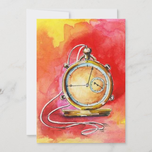 Invitación del Partido de Jubilación Gold Pocket W (Anverso)