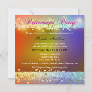 Invitación del Partido de Jubilación Hippie Sparkl