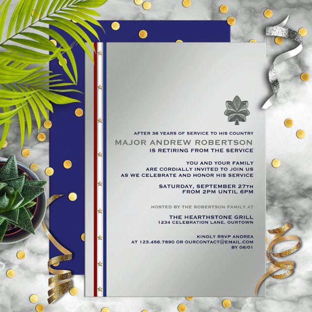 Invitación del Partido de Jubilación Militar (Subido por el creador)