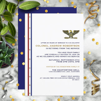 Invitación del Partido de Jubilación Militar