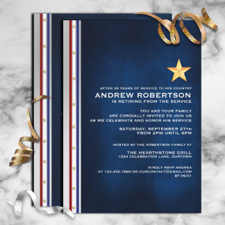 Invitación del Partido de Jubilación Militar