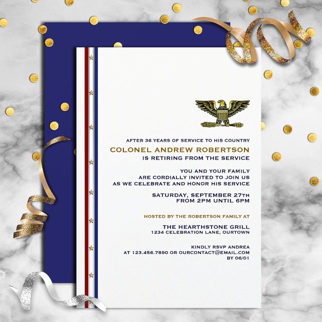 Invitación del Partido de Jubilación Militar (Subido por el creador)
