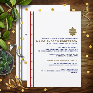Invitación del Partido de Jubilación Militar