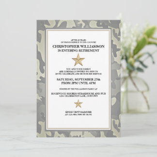 Invitación del Partido de Jubilación Militar