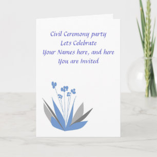 Invitación del partido de la Ceremonia Civil