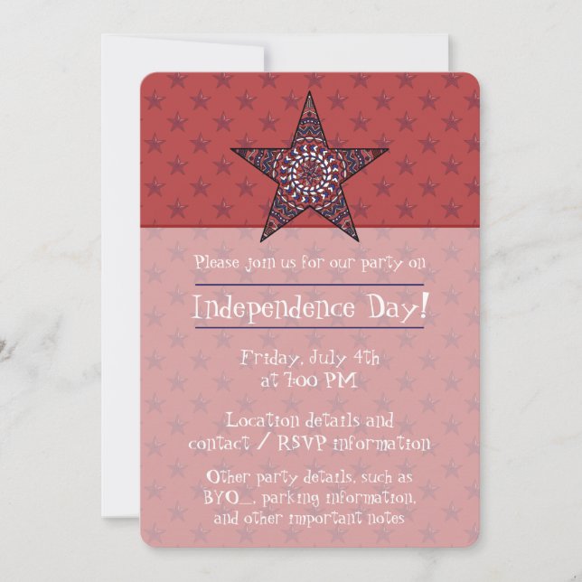 Invitación del Partido de la Independencia (Anverso)