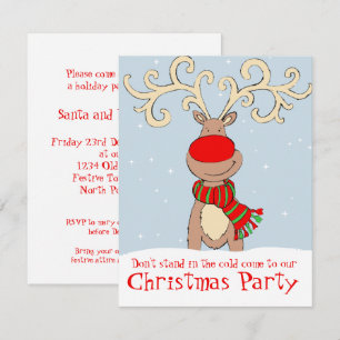 invitación del partido de los navidades azul claro