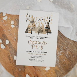 Invitación del Partido de los Navidades Boho