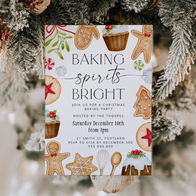 Invitación del partido de los Navidades brillantes (Subido por el creador)