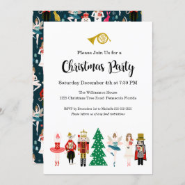 Invitación del partido de los Navidades de ballet 