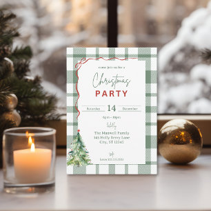 Invitación del partido de los Navidades de Green P