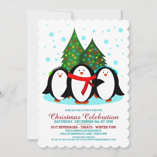 Invitación del partido de los Navidades de los pin (Anverso)
