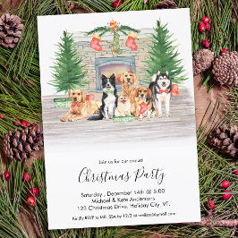 Invitación del partido de los Navidades de perros