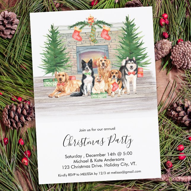 Invitación del partido de los Navidades de perros  (Subido por el creador)
