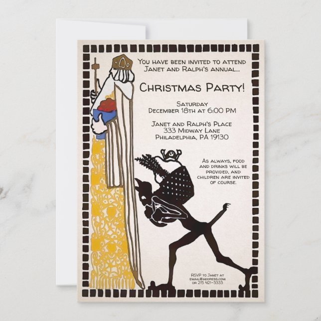 Invitación del partido de los Navidades de Persona (Anverso)