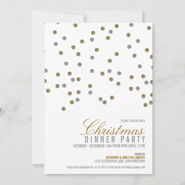 Invitación del partido de los Navidades de puntos  (Anverso)