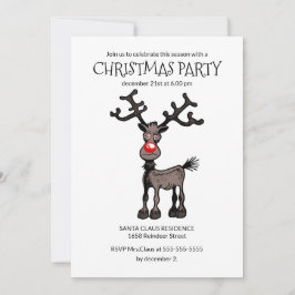 Invitación del partido de los Navidades de Rudolph