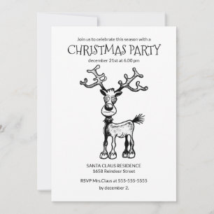 Invitación del partido de los Navidades de Rudolph