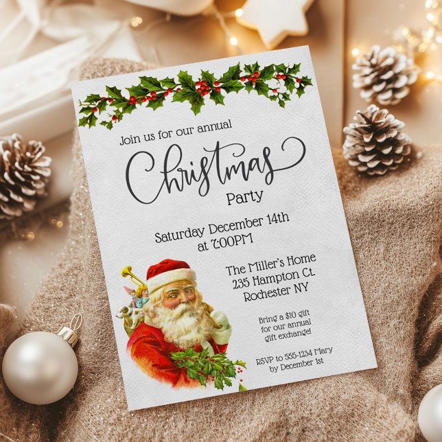 Invitación del Partido de los Navidades de Santa V (Subido por el creador)
