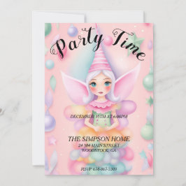 Invitación del partido de los Navidades Elf