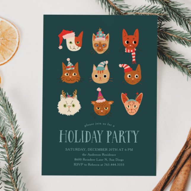 Invitación del partido de los Navidades gatos fest (Subido por el creador)