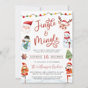 Invitación del Partido de los Navidades Infantiles
