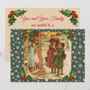 Invitación del Partido de los Navidades Infantiles
