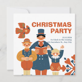 Invitación del partido de los Navidades Minimalist