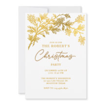 Invitación del Partido de los Navidades Modernos d