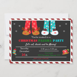 Invitación del partido de los navidades pijama al 