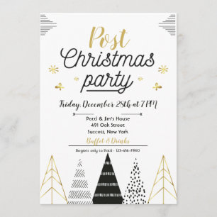 Invitación del partido de los Navidades postales