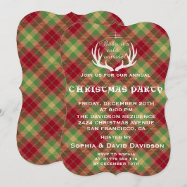 Invitación del partido de los Navidades Red Green