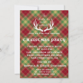 Invitación del partido de los Navidades Red Green