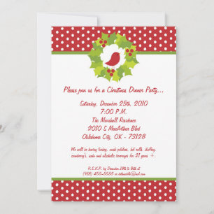 Invitación del partido de los Navidades Robin Mist