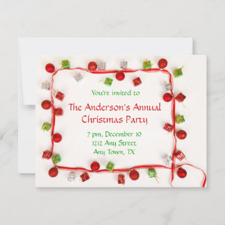 Invitación del Partido de los Navidades Rojos y Ve
