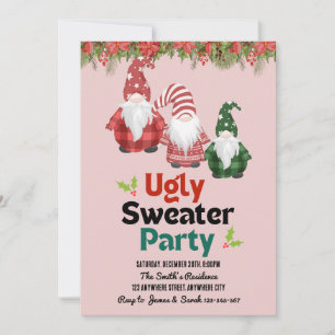 Invitación del partido de los Navidades suéteres f