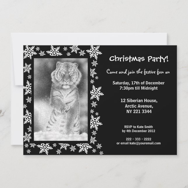 Invitación del Partido de los Navidades Tigres Sib (Anverso)