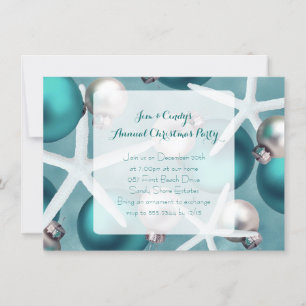 Invitación del partido de los Navidades Verde azul