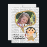 Invitación del Partido de los Niños Luca con foto<br><div class="desc">¡Es una fiesta de cumpleaños! Si tienes dudas sobre el tema de la fiesta de cumpleaños de tu hijo,  ¿por qué no el cartel del niño? Un ilustracion moderno y acogedor con numerosos productos a juego. ¡El texto es totalmente personalizable,  frontal y atrás!</div>