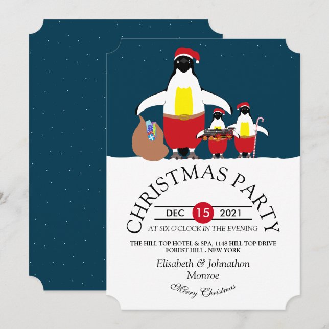 Invitación del partido de los pequeños ayudantes d (Anverso / Reverso)