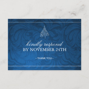Invitación del partido de Navidades de clase RSVP