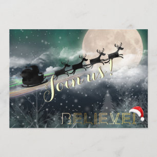 Invitación del partido de Navidades de renos de Sa