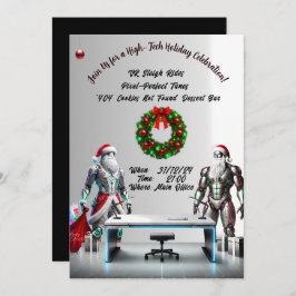 Invitación del partido de navidades - Diseño con t