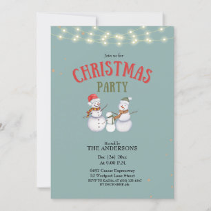 Invitación del partido de Navidades familiares de