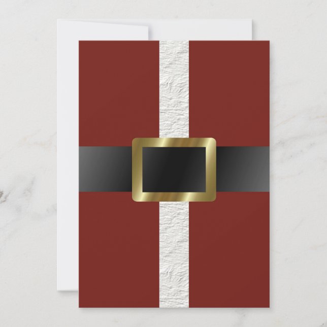 Invitación del partido de Navidades Personalizable (Anverso)