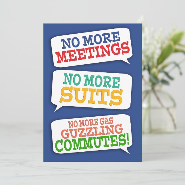 Invitación del partido de retiro de burbujas de te (Anverso de pie)