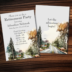 Invitación del partido de retiro de la ruta de agu