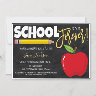 Invitación del partido de retiro de profesores